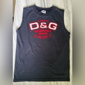 Dolce & Gabana junior boys Navy tank